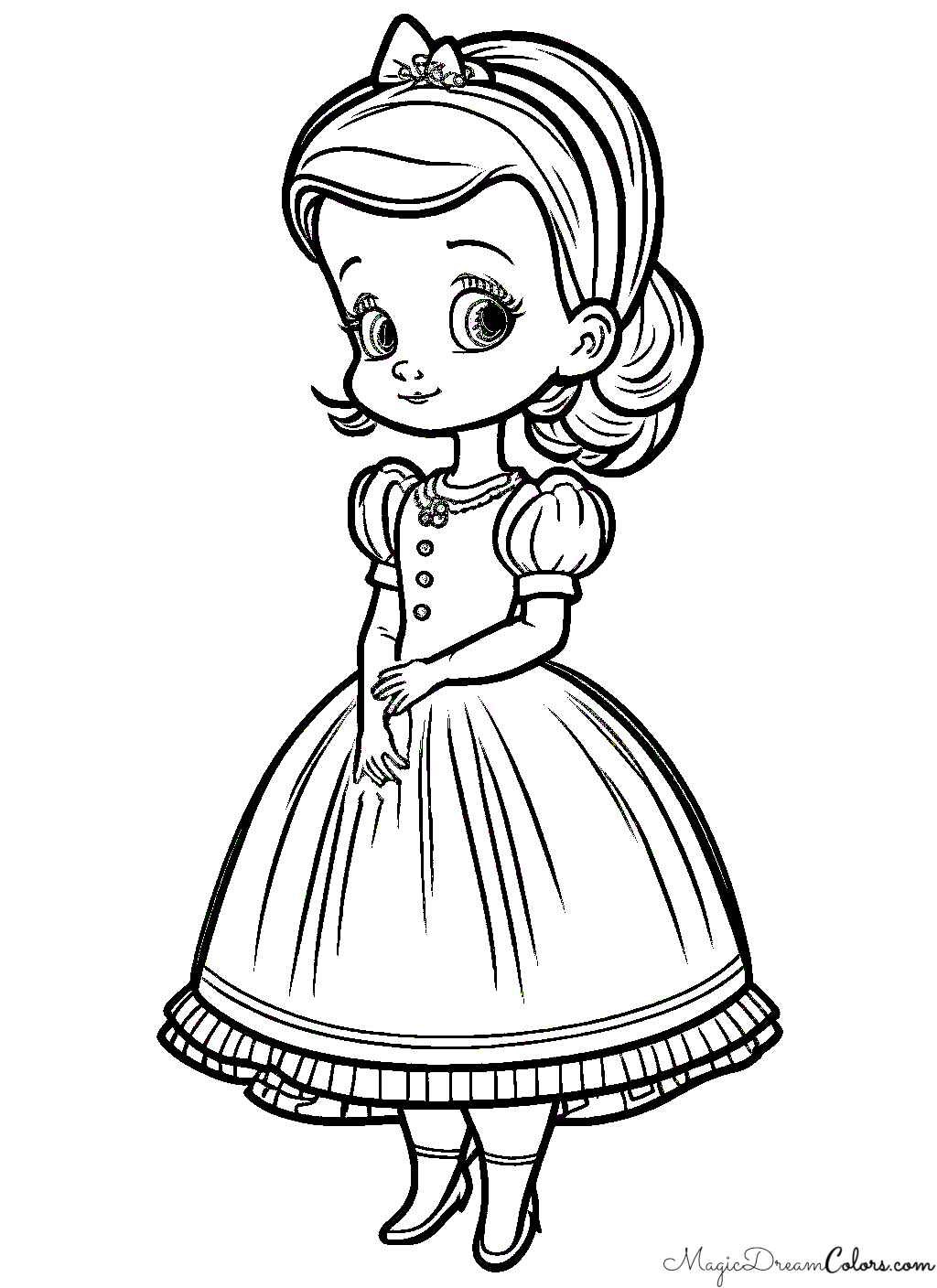  Prinzessin Mal Vorlage 